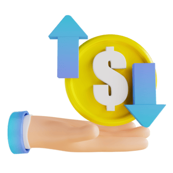 3d-illustration-hand-and-coin-up-down-png